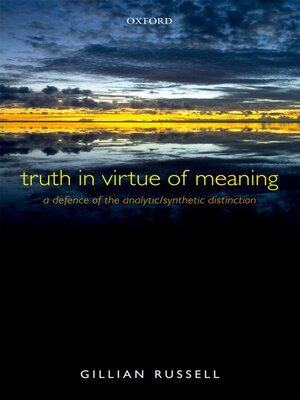cover image of Truth in Virtue of Meaning
